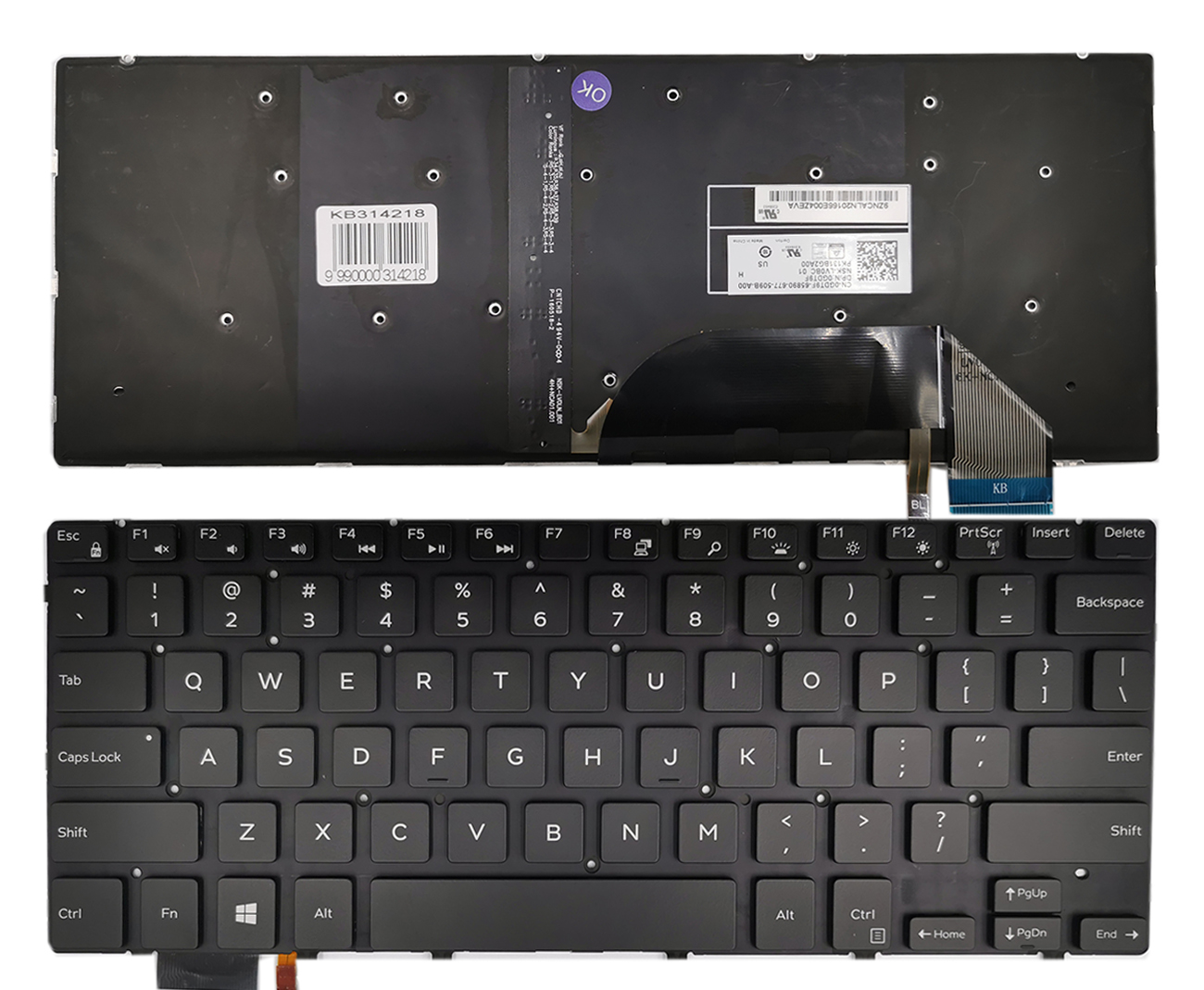 Keyboard DELL Inspiron: 15 7558, 7568, XPS 15 9550, 9560 ar backlight