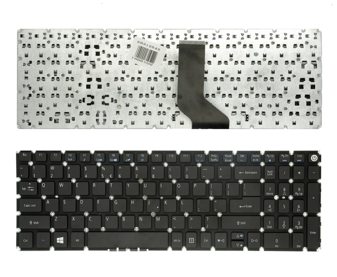 ACER Aspire tastatūra priekš E5-573, E5-573G, E5-573T, E5-573TG (US)