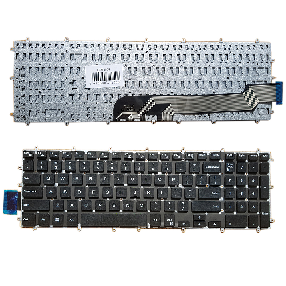 DELL Inspiron 15-5565, 15-5567, 15-5570 tastatūra, ASV