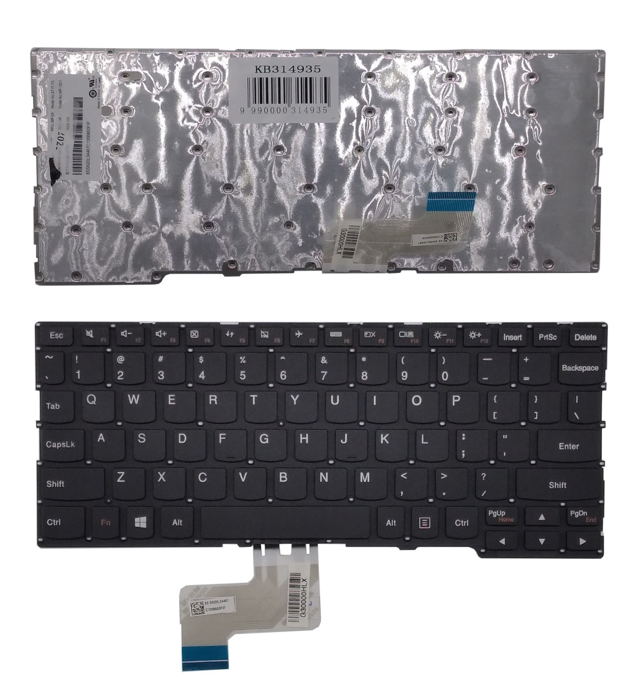 LENOVO Yoga 300-11 tastatūra, ASV