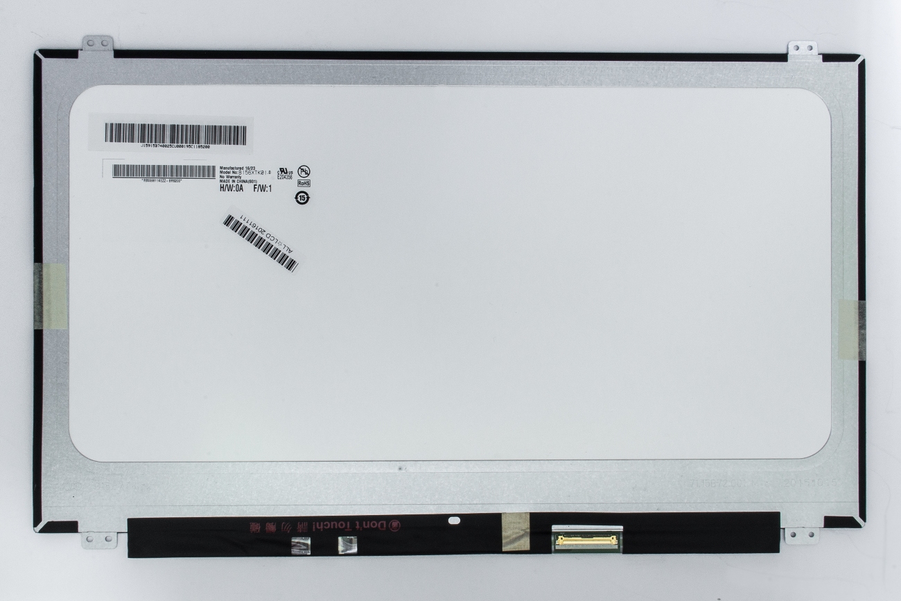 LCD sreen ar touch 15.6" 1366x768 HD, LED, glossy, 40pin (right), A+