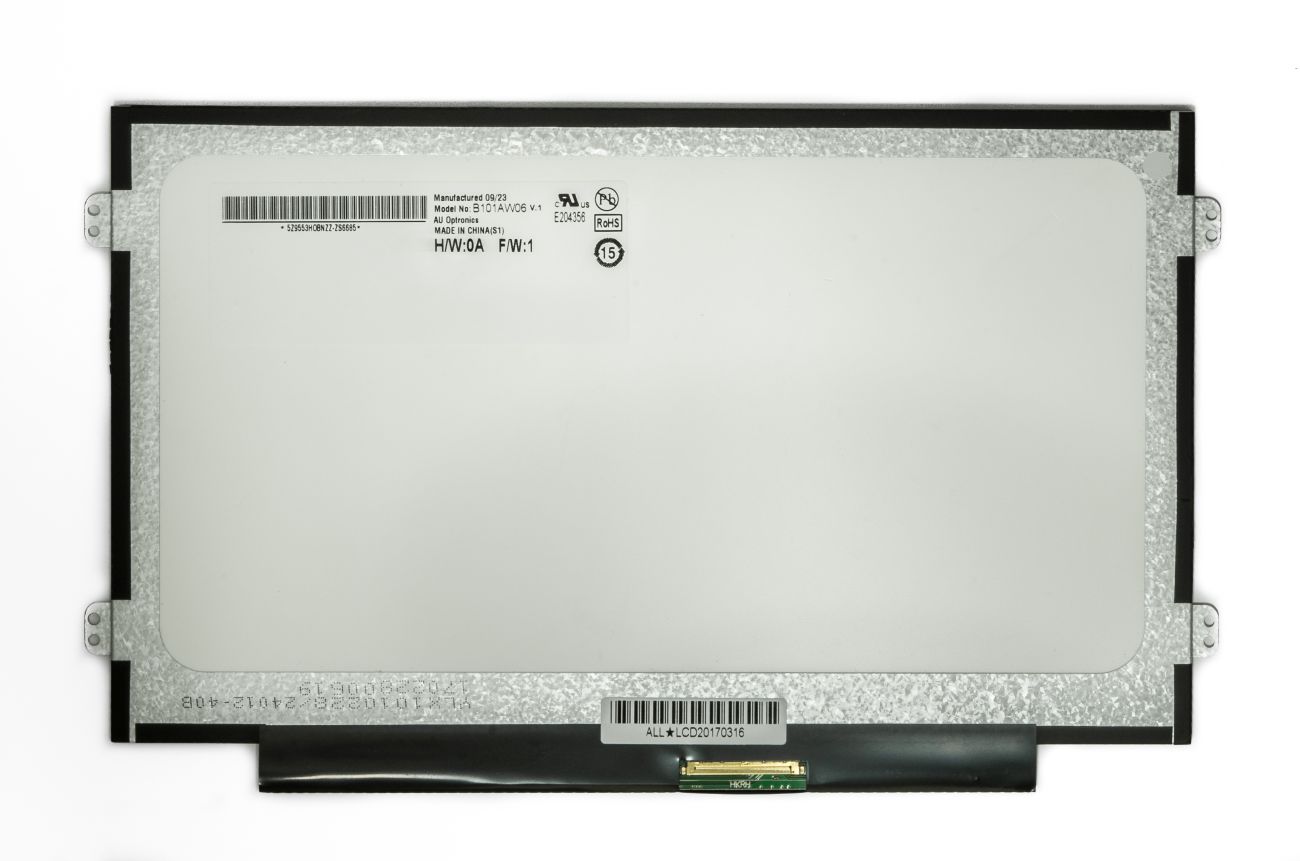 LCD ekrāns 10.1" 1024x600, LED, SLIM, spīdīgs, 40pin (pa labi), A+