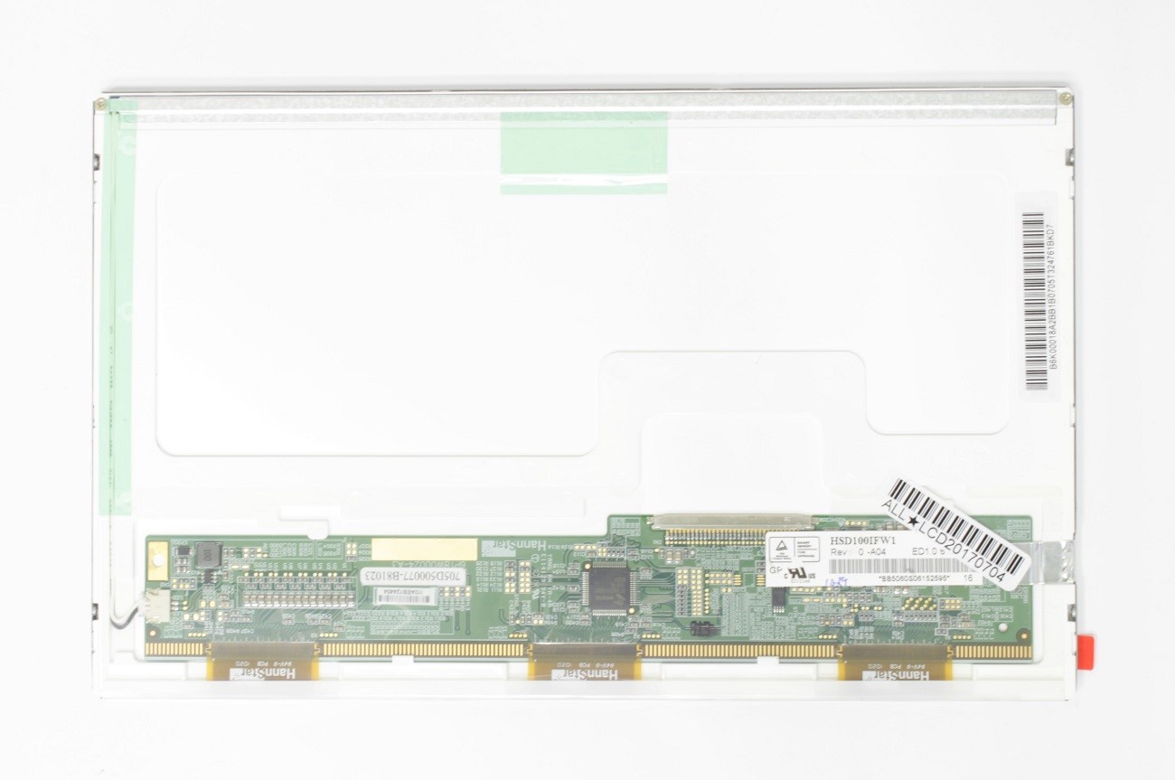 LCD ekrāns 10.1" 1024x600, LED, matēts, 30pin (pa labi), A+