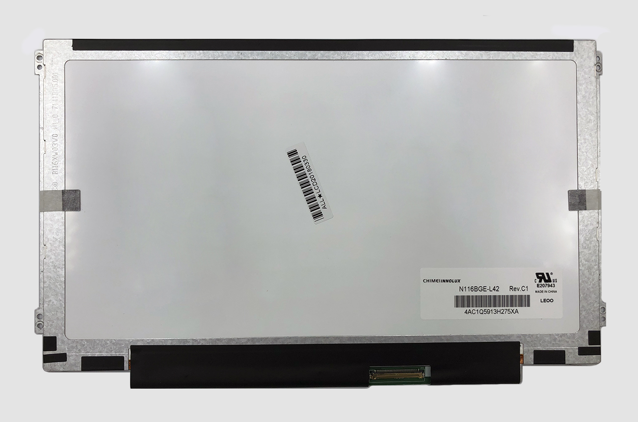 Klēpjdatora ekrāns 11.6" 1366x768 HD, LED, SLIM, spīdīgs, 40pin (pa labi), A+