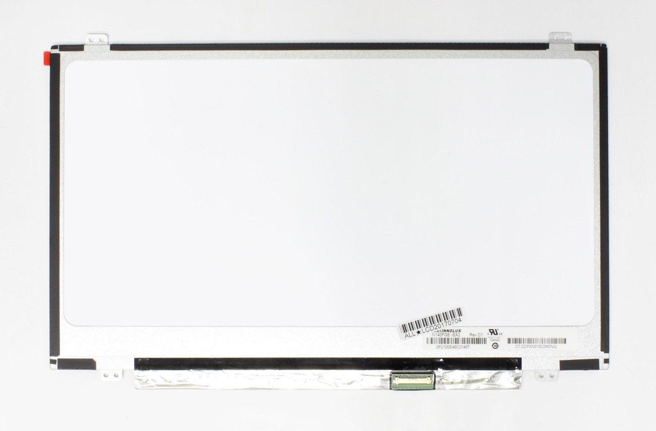 LCD screen 14.0" 1600x900 HD+, LED , SLIM, matte, 30pin (right) EDP, A+