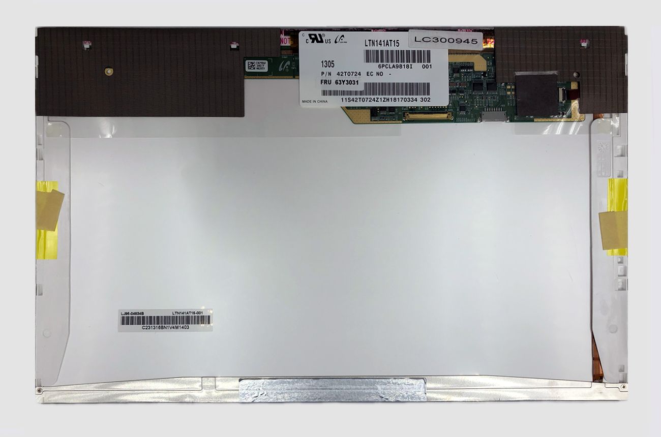 Klēpjdatora ekrāns 14.1" 1280x800 WXGA, LED, matēts, 40pin (labais), A+