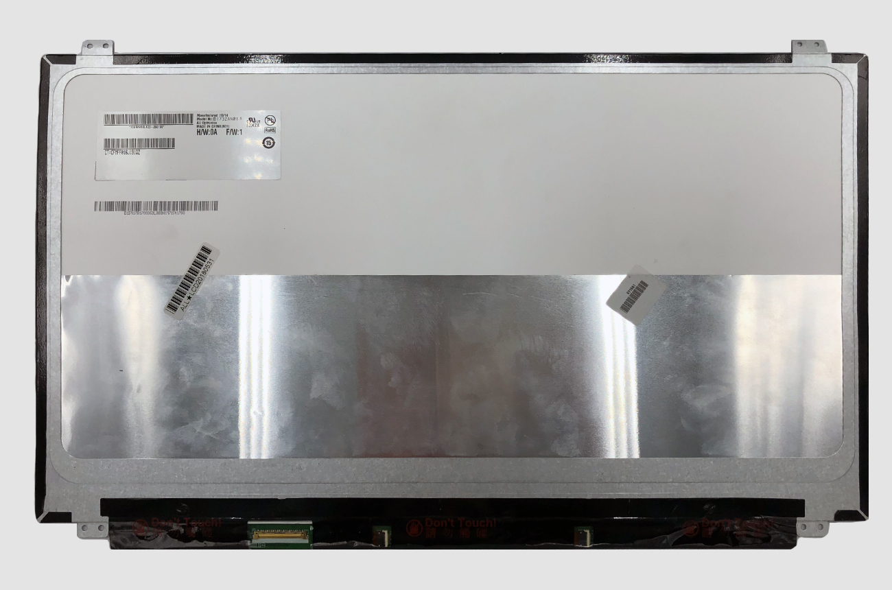 Klēpjdatora ekrāns 17.3" 3840x2160 UHD, LED, IPS, SLIM, matēts, 40pin (pa kreisi), A+