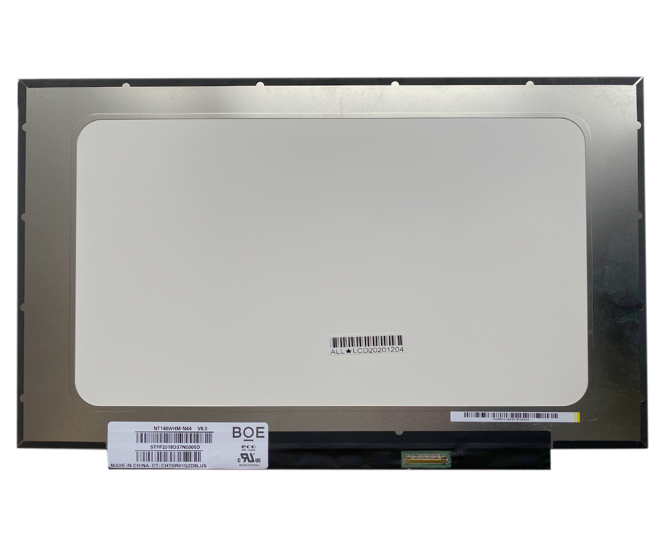 Klēpjdatora ekrāns 14.0" 1366x768 HD, matēts, 30pin (pa labi), A+