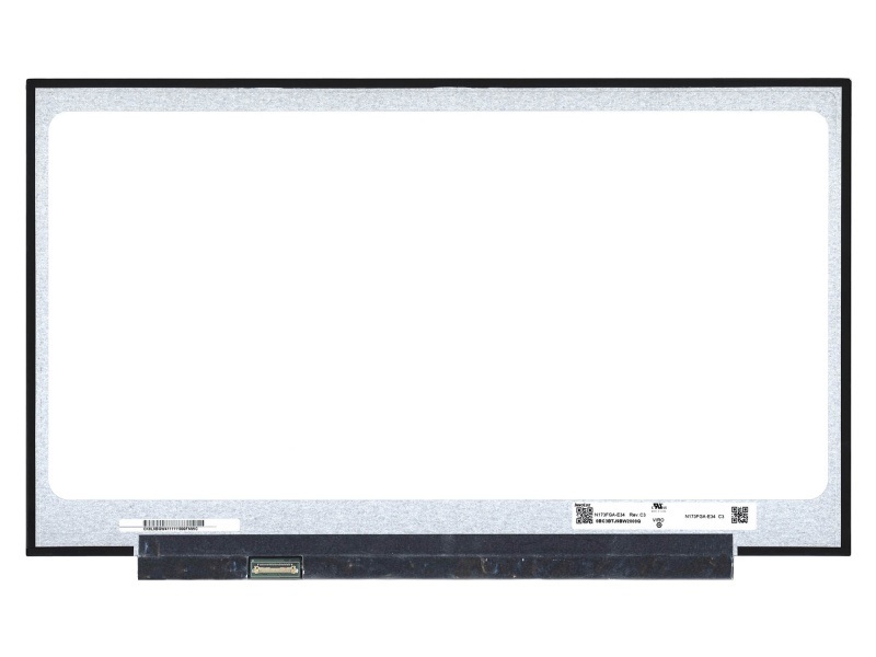 LCD ekrāns 17.3" 1600x900, HD+, SLIM, LED, matēts, 30pin (pa kreisi), A+