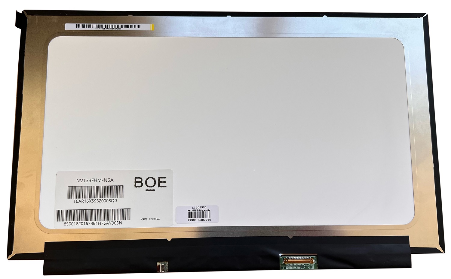 LCD ekrāns 13.3" 1920x1080 FULL HD, LED, IPS, SLIM, matēts, 30pin (pa labi), A+