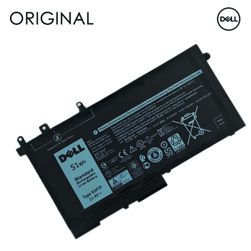 Notebook baterija, DELL D4CMT, 4254mAh, Original