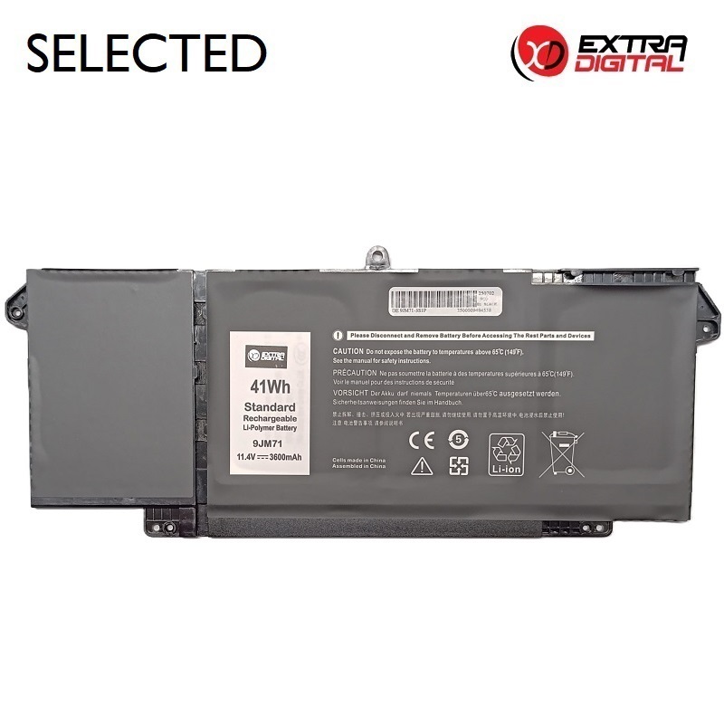 Notebook Baterija DELL 9JM71, 3600mAh, Extra Digital Selected