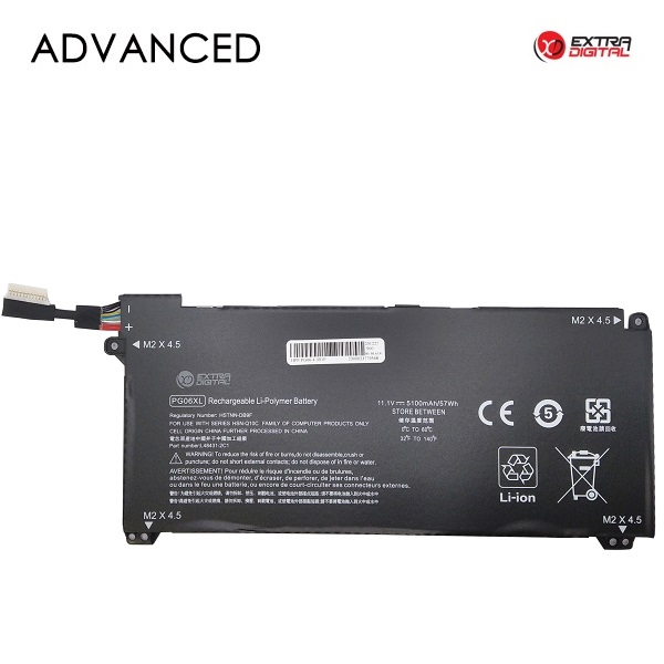 Notebook Baterija HP PG06XL, 5100mAh, Extra Digital Advanced