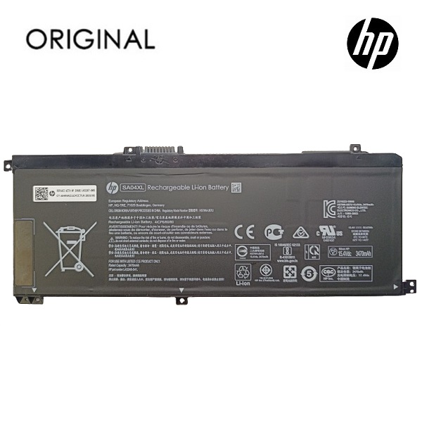 Notebook baterija, HP SA04XL, 3470mAh, Original