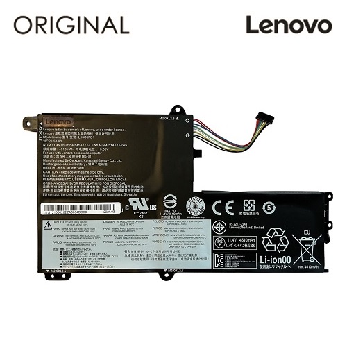 Notebook baterija LENOVO L15C3PB1, 4510mAh, Original