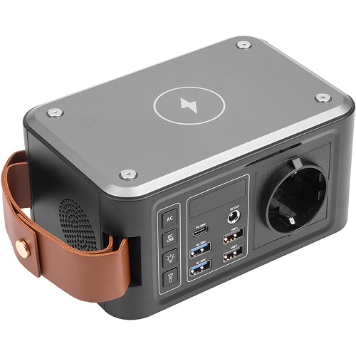 Portatīvais lādētājs 24000mAh, PD18W, AC 120W, USB-C, 4xUSB