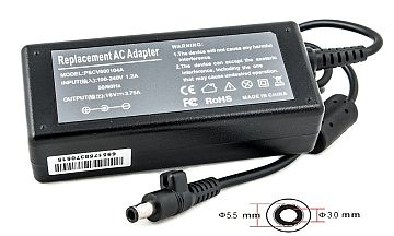 Klēpjdatora barošanas adapteris SAMSUNG 60W: 16V, 3.75A