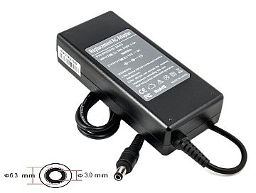 Klēpjdatora barošanas adapteris TOSHIBA 90W: 15V, 6A