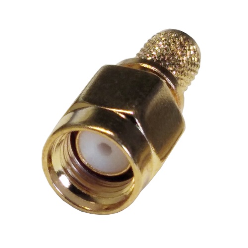 RPSMA-male Crimp Connector priekš RG58 Kabelis