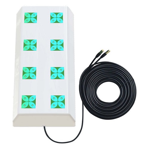 5G / LTE / CBRS 2x2 MIMO antena, 1.7-3.8GHz, 2x 18dBi