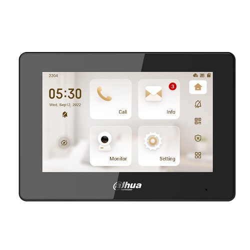 7 collu krāsains iekštelpu monitors VTH5421HB-W