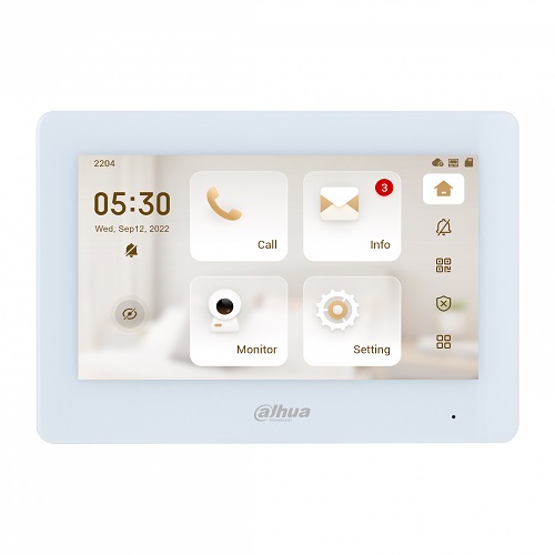 7 collu krāsains iekštelpu monitors VTH5421HW-W