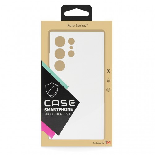 Phone Maciņš "TM Pure Silicone" priekš Samsung S916 S23 Plus / Balts / (Blister)