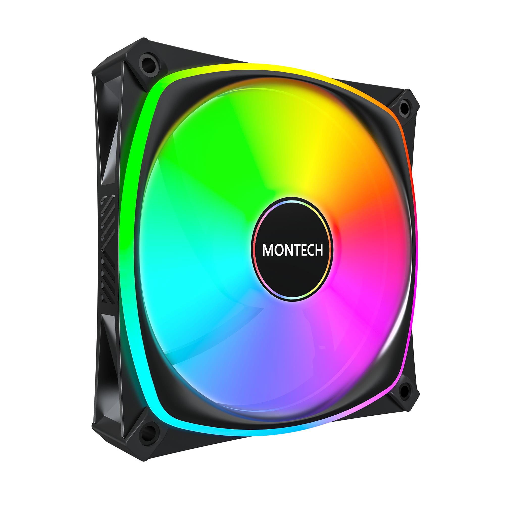 CASE FAN 120MM/AX120 PRO BLACK 3 IN 1 MONTECH