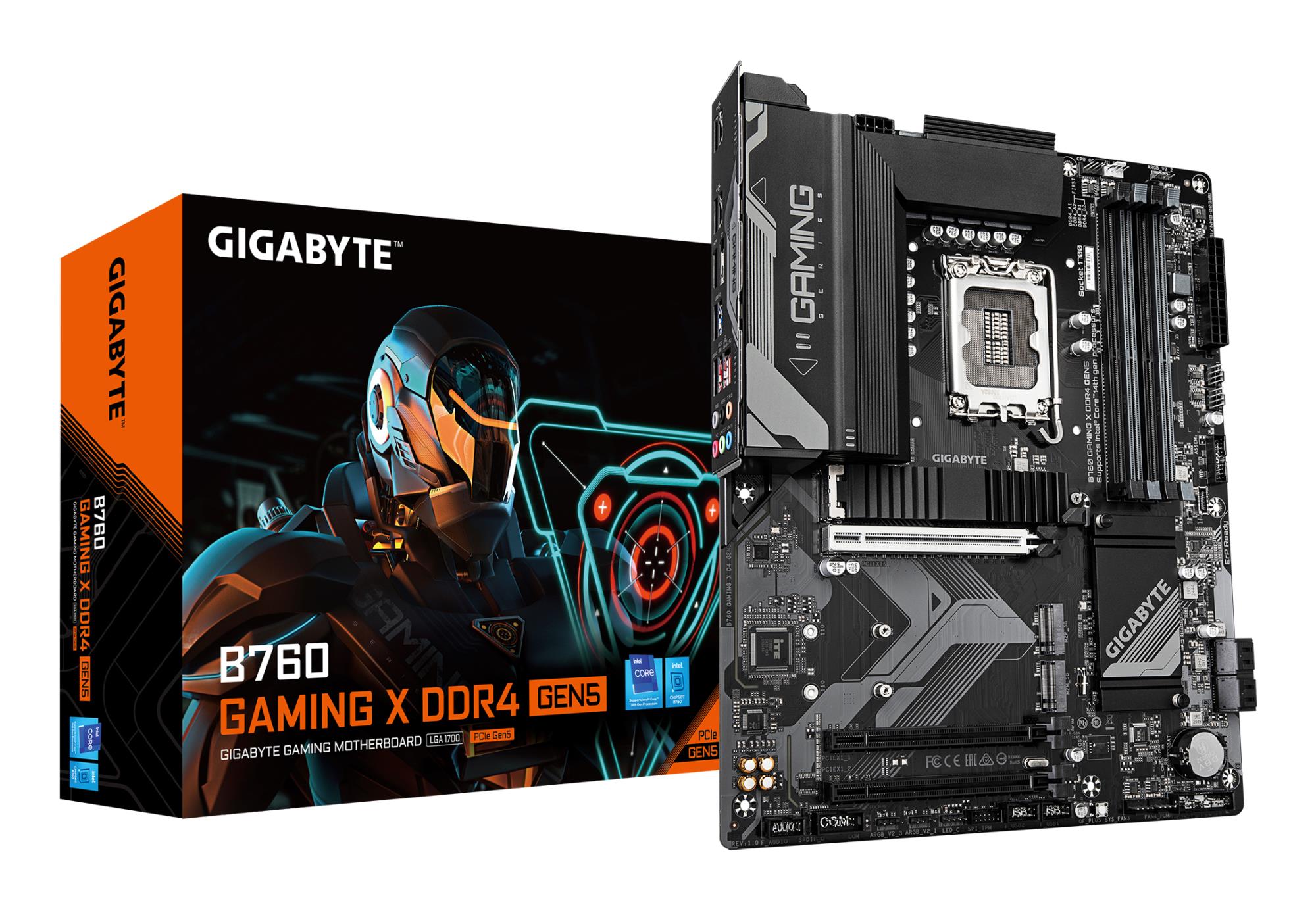Mātesplate GIGABYTE Intel B760 LGA1700 ATX DDR4 4 sloti
