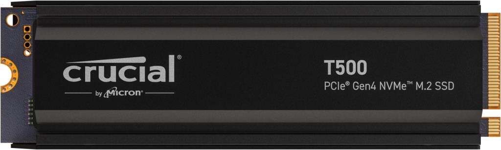 SSD disks CRUCIAL T500 1TB M.2 PCIe Gen4 NVMe 3D NAND