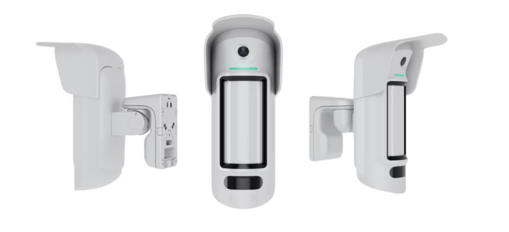 Ajax MotionCam Outdoor HM kustības detektors, balts