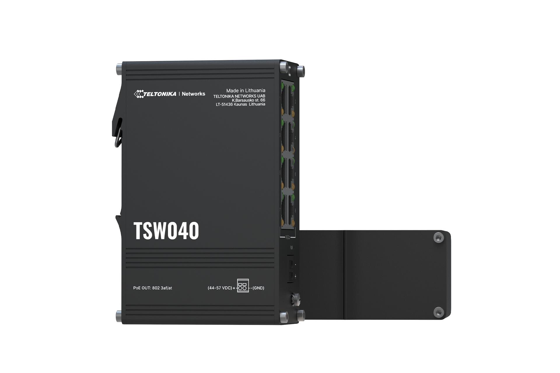 Komutators TELTONIKA TSW040 PoE+ 8 porti 240W