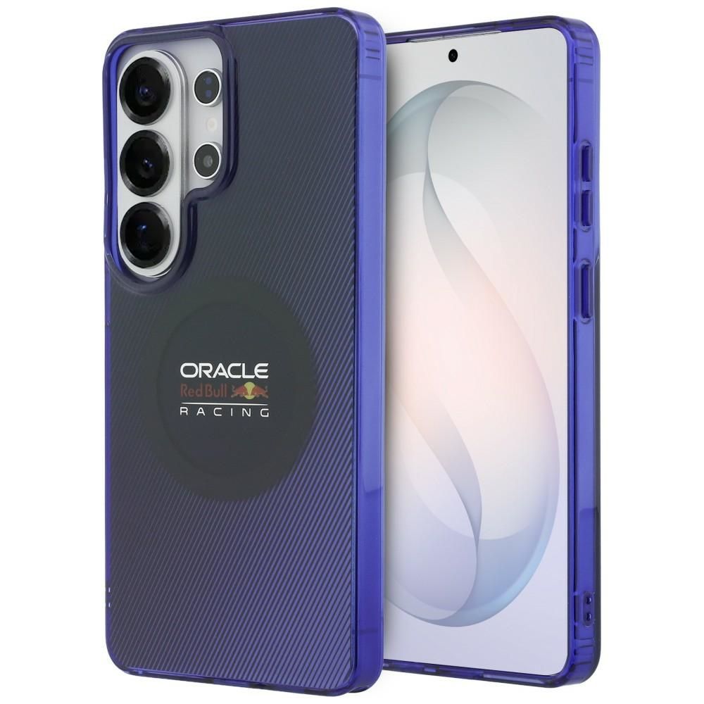 sarkans BULL maciņš SAMSUNG S26 Ultra RBHMS26L24HGDSV (Magnetic Double Layer PC Blended Lines) tumši zils