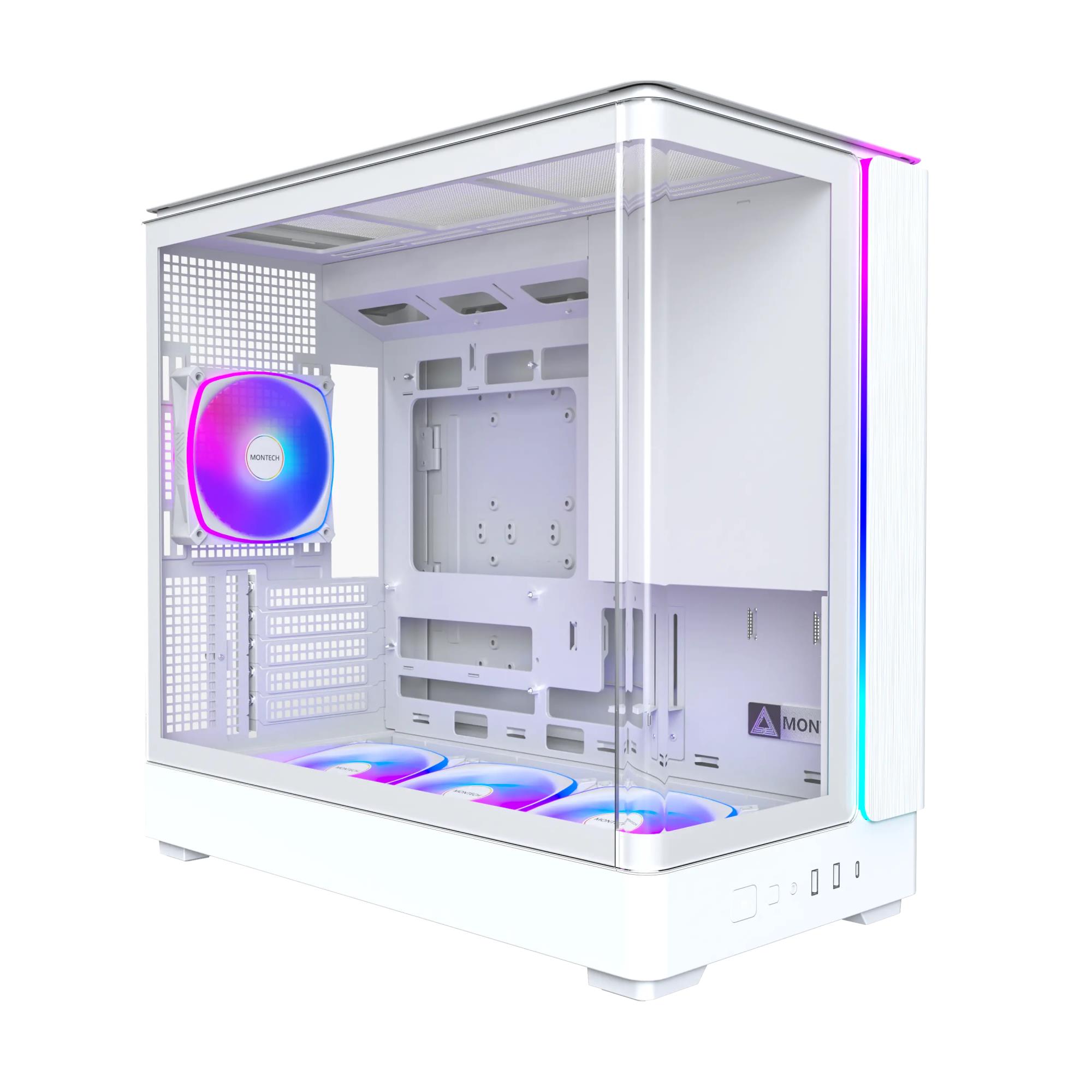 Case|MONTECH|micro ATX/Mini-ITX|White|Midi Tower|PC|KING 15 PRO|KING15PRO(W)